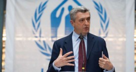 Filippo Grandi called on governments to intensify diplomacy