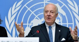 The UN mediator in Syria went to Riyadh and Tehran