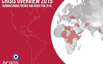 Humanitarian trends and risks for 2016