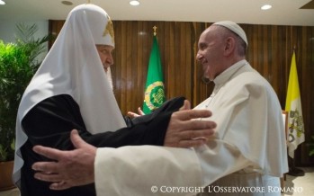 Déclaration commune du Pape François et du Patriarche Cyrille de Moscou