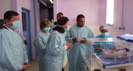 Neonatal Equipment inauguration in Sainte Fleur pavilion