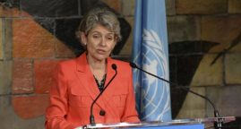 Irina Bokova : « Le monde a tardé à réagir au nettoyage culturel »