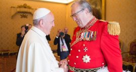 Pope Francis Received the Grand Master of the Sovereign Order of Malta in Audience