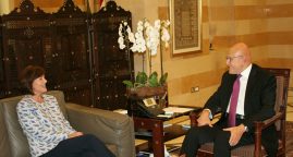 U.S. Ambassador-Designate Elizabeth H. Richard Arrives in Lebanon