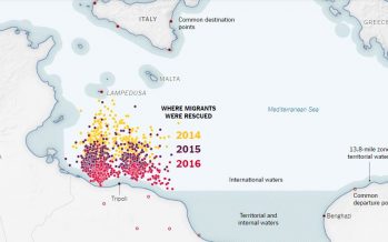 Au large de la Libye, la carte qui pointe l’effet des sauvetages en mer