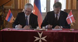 L’Arménie et l’Ordre Souverain de Malte signent un accord