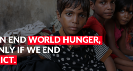 We CAN end hunger  but only if we end conflict