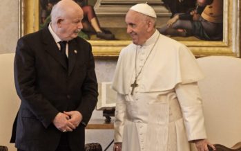 Pope Francis receives the Grand Master in Audience: “Go ahead with courage, you express spirituality through your works”