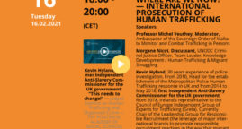 Webinaire – International Prosecution Of Human Trafficking – Where Are We Now?