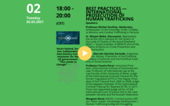 Webinaire – International Prosecution Of Human Trafficking – Best Practices