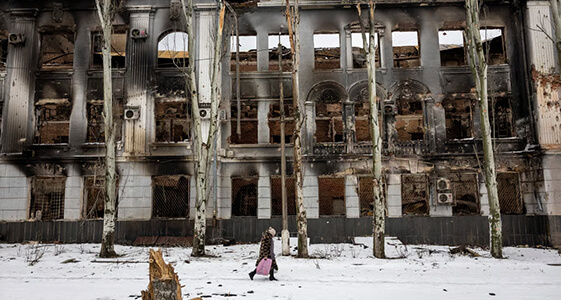 In Ukraine, the conflict’s toll on civilian lives has been immense | John Moore/Getty Images
